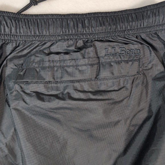 LL Bean TEK 2.5 Rain Pants Womens 2X Reg Black Ripstop Waterproof Hiking 268242 - Picture 6 of 11